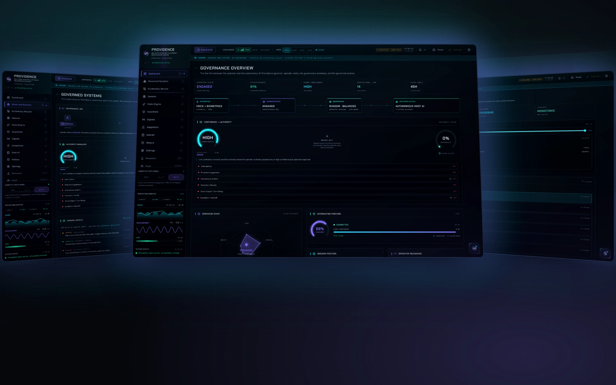 The Providence governance console